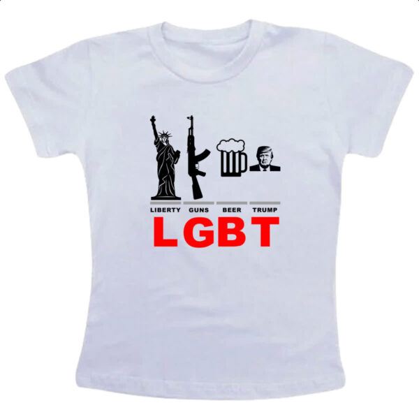 Camiseta Infanto Juvenil LGBT - American Parody