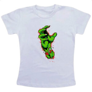 Camiseta Infanto Juvenil Zombie hand