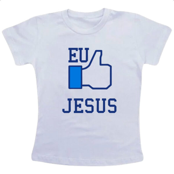 Camiseta Infanto Juvenil Eu Curto Jesus
