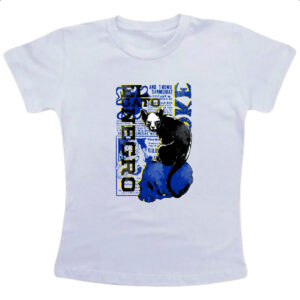 Camiseta Infanto Juvenil El gato negro