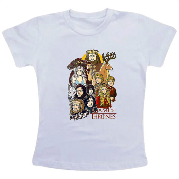Camiseta Infanto Juvenil Game of thrones - Cartoon print