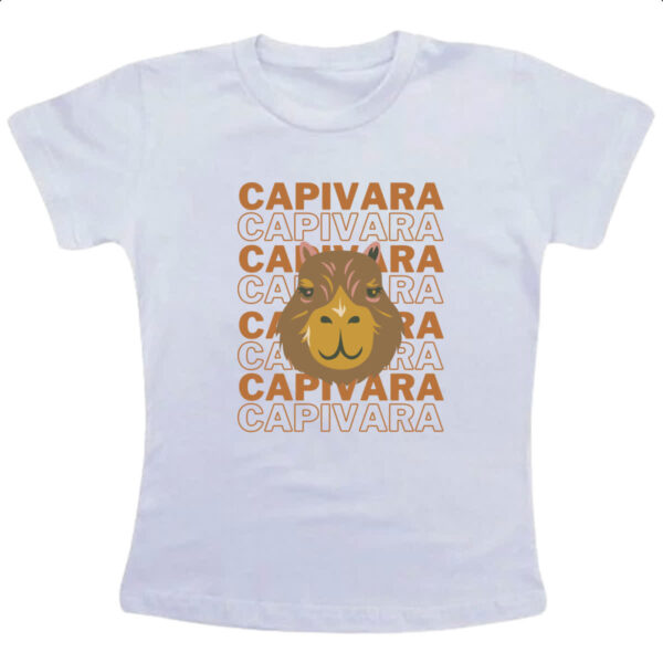 Camiseta Infanto Juvenil Capivara meme trend