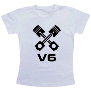 Camiseta Infanto Juvenil Carro V6 Pistao