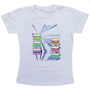 Camiseta Infanto Juvenil Fitas K7 anos 80 difusion art