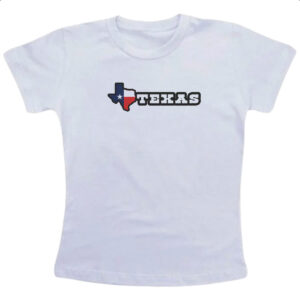 Camiseta Infanto Juvenil Texas mapa estado country