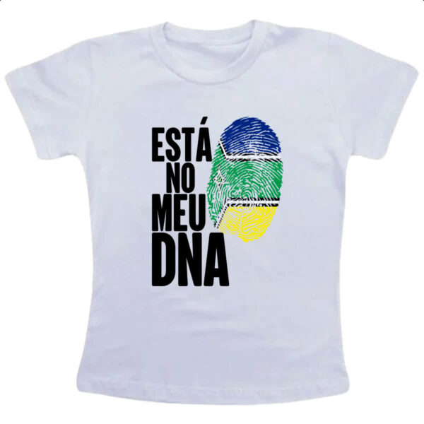 Camiseta Infanto Juvenil Esta no meu DNA Amapa