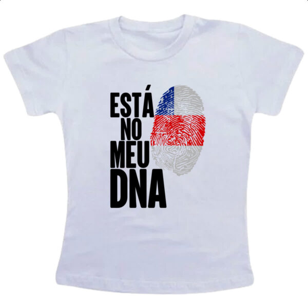 Camiseta Infanto Juvenil Esta no meu DNA Amazonas