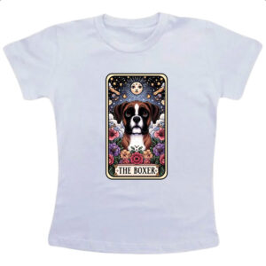 Camiseta Infanto Juvenil Taro cachorro Boxer