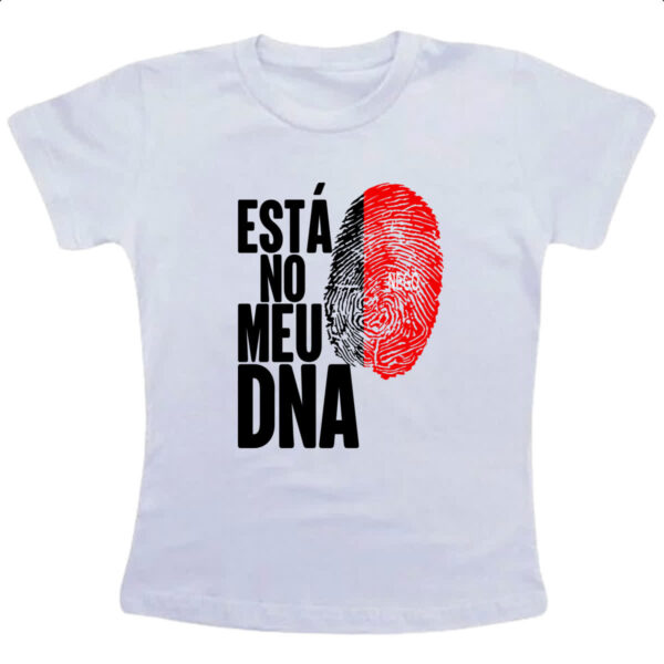 Camiseta Infanto Juvenil Esta no meu DNA Paraiba