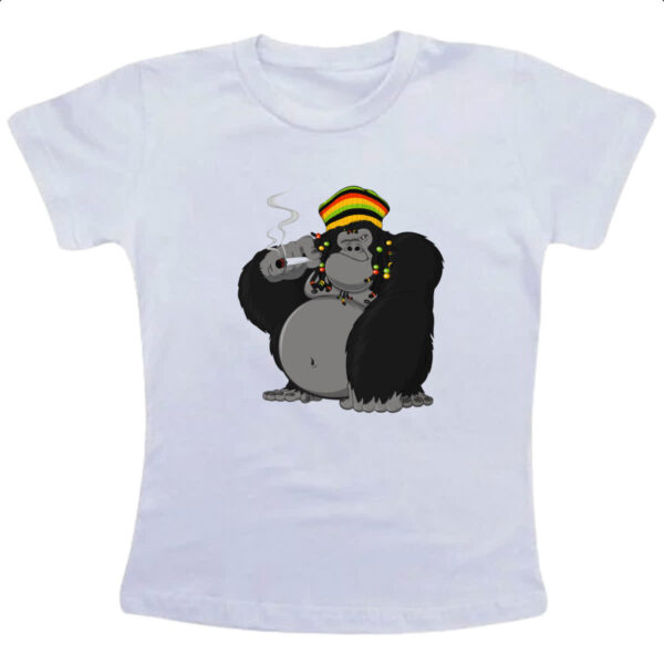 Camiseta Infanto Juvenil Gorila Reggae