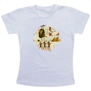 Camiseta Infanto Juvenil Hieroglifos Egipcios