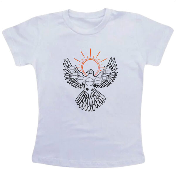 Camiseta Infanto Juvenil Batismo Religiao Catolica