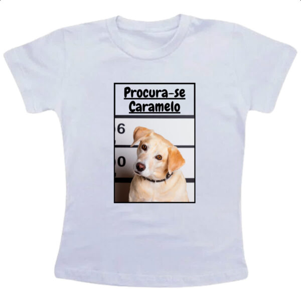 Camiseta Infanto Juvenil Procura-se um caramelo