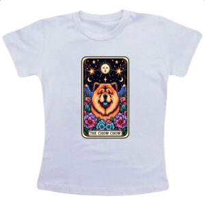 Camiseta Infanto Juvenil Taro cachorro Chow Chow