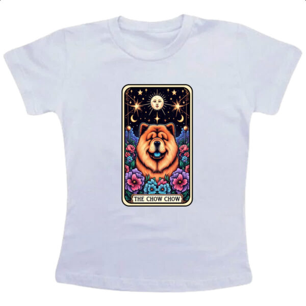 Camiseta Infanto Juvenil Taro cachorro Chow Chow