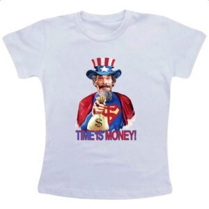 Camiseta Infanto Juvenil Super Sam Time is Money