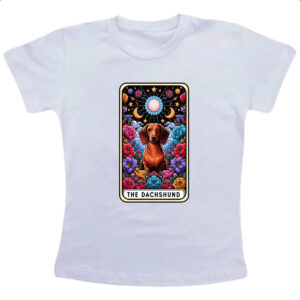 Camiseta Infanto Juvenil Taro cachorro Dachshund