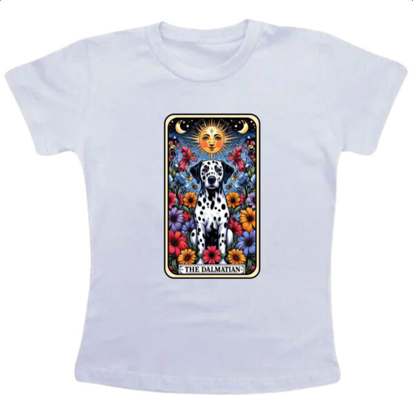Camiseta Infanto Juvenil Taro cachorro Dalmata