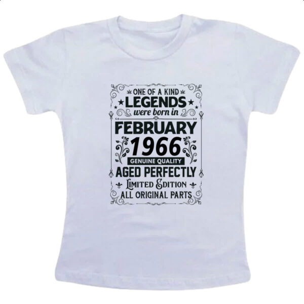 Camiseta Infanto Juvenil Legends Were Born FEV-1966