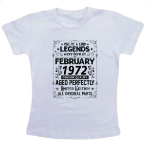 Camiseta Infanto Juvenil Legends Were Born FEV-1972
