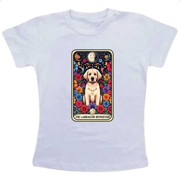 Camiseta Infanto Juvenil Taro cachorro Labrador