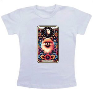 Camiseta Infanto Juvenil Taro cachorro Spitz-alemao
