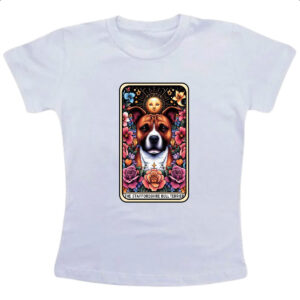 Camiseta Infanto Juvenil Taro cachorro staffbull