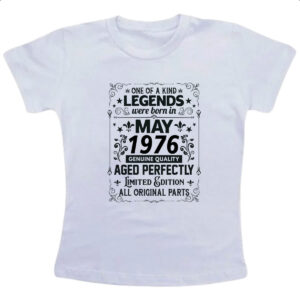 Camiseta Infanto Juvenil Legends Were Born MAI-1976