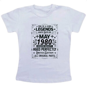 Camiseta Infanto Juvenil Legends Were Born MAI-1980