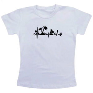 Camiseta Infanto Juvenil Surf Batimento Cardiaco