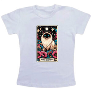 Camiseta Infanto Juvenil Taro gato Birmanes