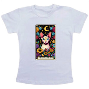Camiseta Infanto Juvenil Taro gato Cornish Rex