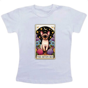 Camiseta Infanto Juvenil Taro gato Devon Rex
