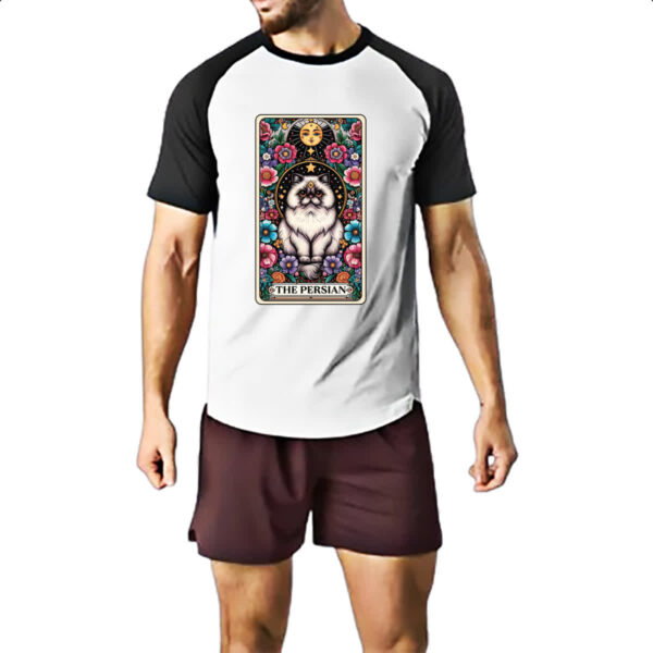 Camiseta Raglan Taro gato Persa - Imagem 2
