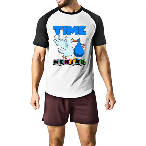 Camiseta Raglan Cegonha Time Menino - Imagem 2