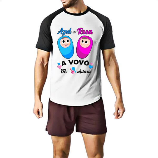 Camiseta Raglan Cha Revelacao a Vovo te adora - Image 2