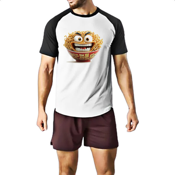 Camiseta Raglan Lamen doido - Imagem 2