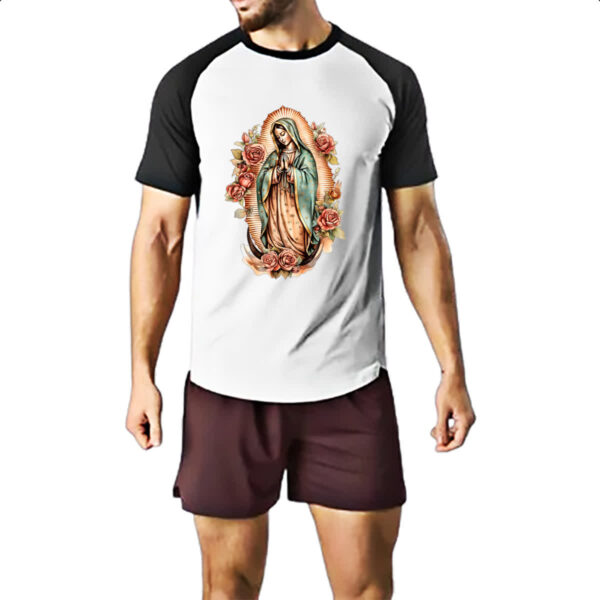 Camiseta Raglan Nossa Senhora de Guadalupe - Imagem 2