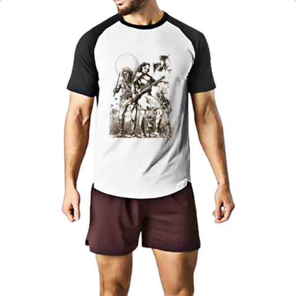 Camiseta Raglan Lampiao e Maria Bonita 02 - Imagem 2