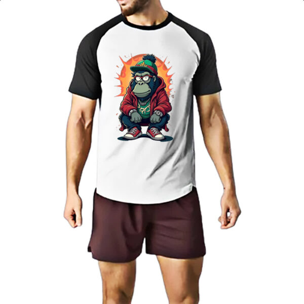Camiseta Raglan Macaco Gang Street - Imagem 2