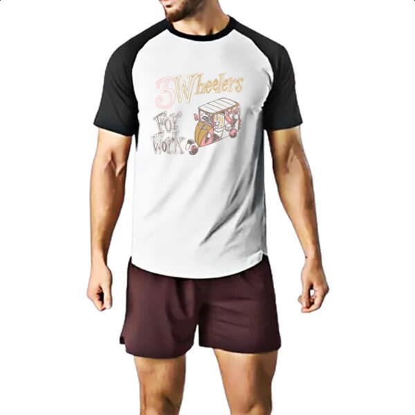 Camiseta Raglan 3 Wheelers for work - Imagem 2