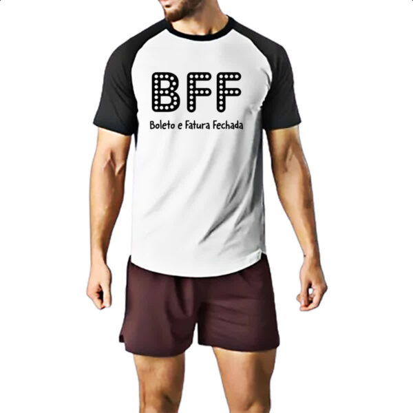 Camiseta Raglan BFF Boleto Fatura Fechada - Imagem 2