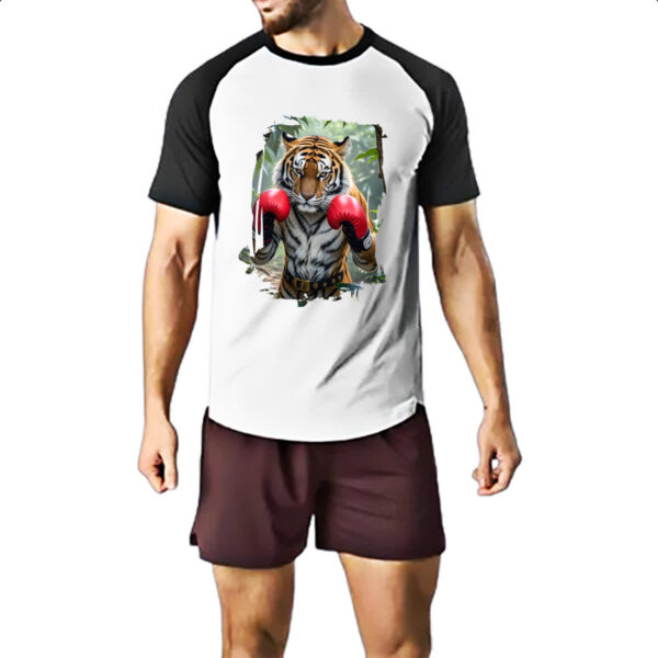 Camiseta Raglan Tigre pugilista - Imagem 2