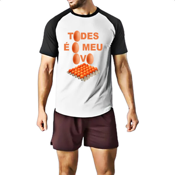 Camiseta Raglan Todes e o meu ovo - Imagem 2