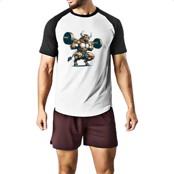 Camiseta Raglan Touro maromba - Imagem 2