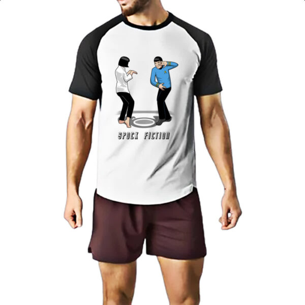 Camiseta Raglan Spock Fiction - Imagem 2