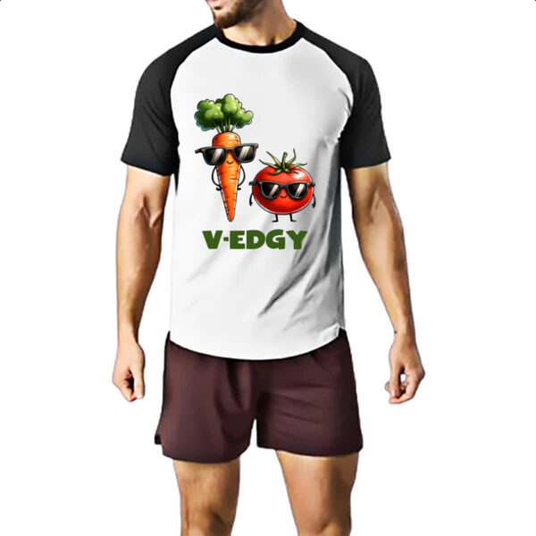 Camiseta Raglan V-Edgy - Imagem 2