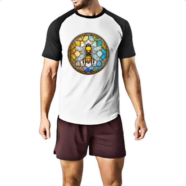 Camiseta Raglan Vitral Abelha - Imagem 2