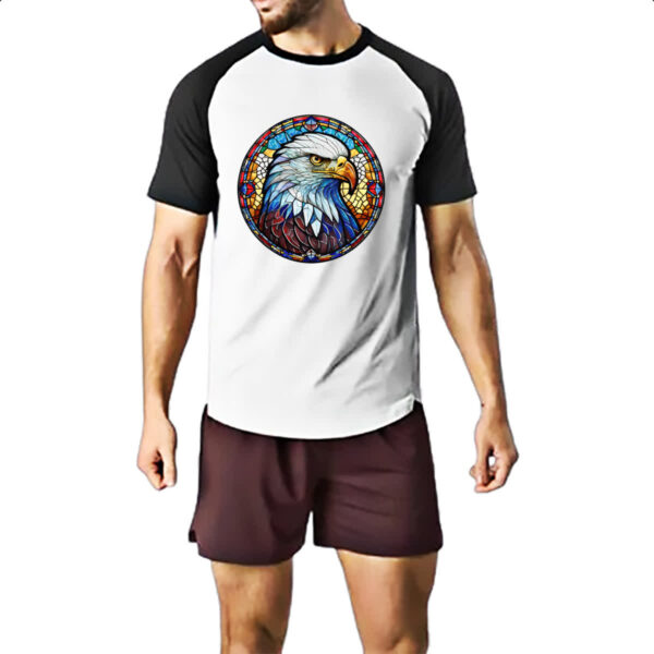 Camiseta Raglan Vitral Aguia - Imagem 2