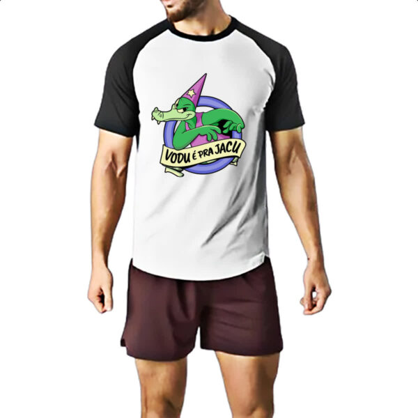 Camiseta Raglan Vodu e pra jacu - Imagem 2